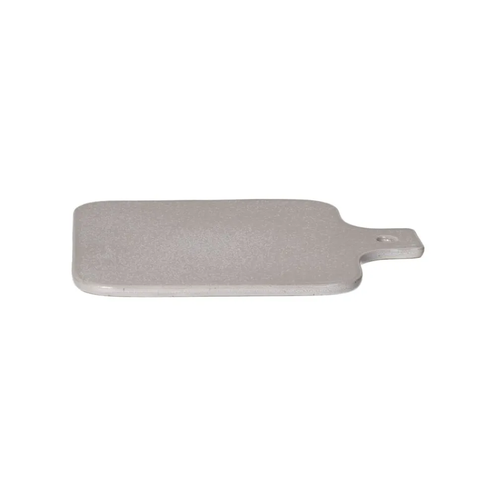 Pomax Vaisselle-SPIRO - assiete de présentation - grès - L 20 x W 16 x H 0,7 cm - coquillage