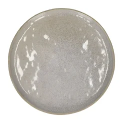 Pomax Vaisselle-SPIRO - assiette à dessert - grès - DIA 21 cm x H 1,5 cm - coquillage