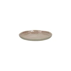 Pomax Vaisselle-SPIRO - assiette apéritif - grès - DIA 12 cm x H 1 cm - poudre rose