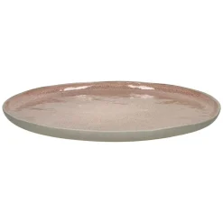 Pomax Vaisselle-SPIRO - assiette plate - grès - DIA 27 cm x H 1,5 cm - poudre rose