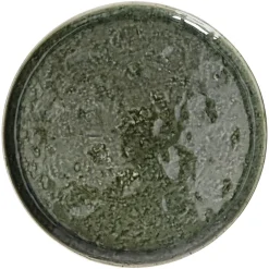Pomax Vaisselle-SPIRO - assiette plate - grès - DIA 27 cm x 1,5 cm - vert foncé