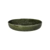Pomax Vaisselle-SPIRO - blate - grès - DIA 20,5 x H 5 cm - vert foncé