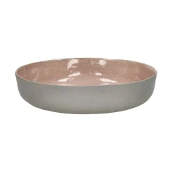 Pomax Vaisselle-SPIRO - blate - grès - DIA 24 x H 5,5 cm - poudre rose