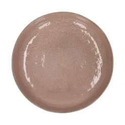 Pomax Vaisselle-SPIRO - blate - grès - DIA 24 x H 5,5 cm - poudre rose