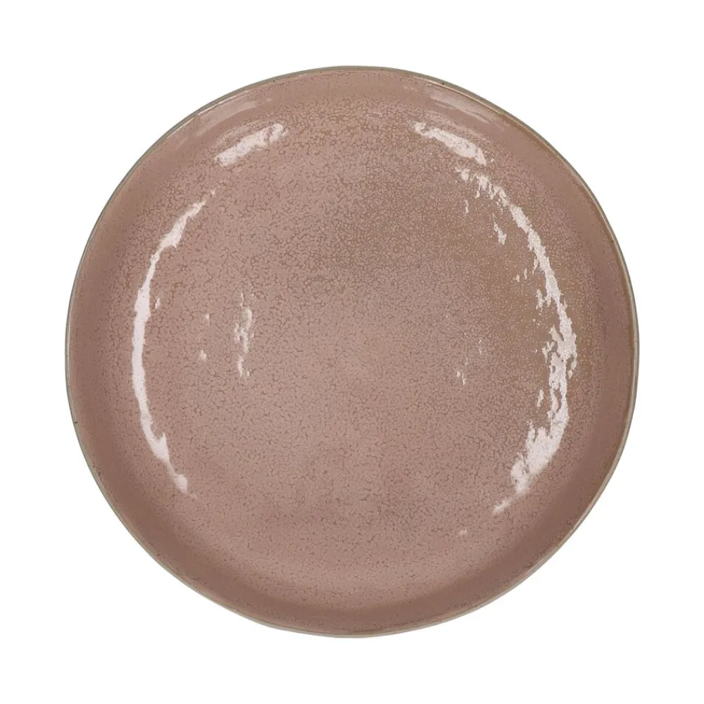 Pomax Vaisselle-SPIRO - blate - grès - DIA 24 x H 5,5 cm - poudre rose