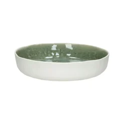 Pomax Vaisselle-SPIRO - blate - porcelaine - DIA 24 x H 5,5 cm - céladon