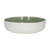 Pomax Vaisselle-SPIRO - blate - porcelaine - DIA 20,5 x H 5 cm - céladon