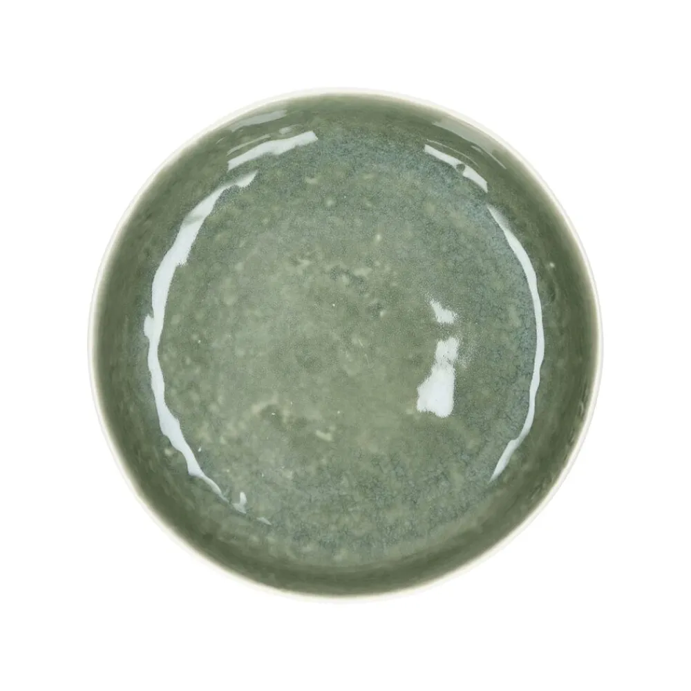 Pomax Vaisselle-SPIRO - blate - porcelaine - DIA 24 x H 5,5 cm - céladon