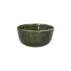 Pomax Vaisselle-SPIRO - bol à céréales - grès - DIA 13 x H 6 cm - vert foncé