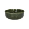 Pomax Vaisselle-SPIRO - bol à soupe - grès - DIA 16 x H 6 cm - vert foncé