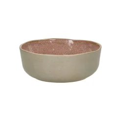 Pomax Vaisselle-SPIRO - bol à soupe - grès - DIA 16 x H 6 cm - poudre rose
