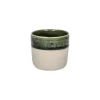 Pomax Vaisselle-SPIRO - gobelet - grès - DIA 7 x H 6,5 cm - vert foncé