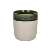 Pomax Vaisselle-SPIRO - gobelet - grès - DIA 8 x H 9 cm - vert foncé