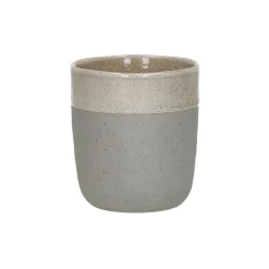 Pomax Vaisselle-SPIRO - gobelet - grès - DIA 8 x H 9 cm - coquillage