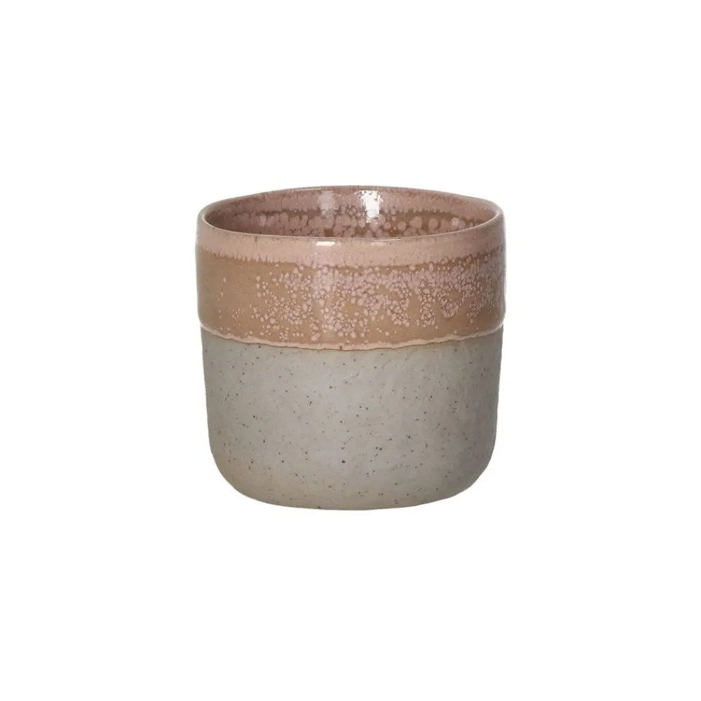 Pomax Vaisselle-SPIRO - gobelet - grès - DIA 7 x H 6,5 cm - poudre rose