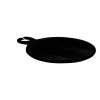Pomax Saladiers / Plats À Servir-STANFORD - planche de service - bois de mangier / jute - L 45 x W 35 x H 1 cm - noir