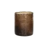 Pomax Photophores / T-lights-SUCHONG - photophore - verre - DIA 15 x H 17 cm - bronze