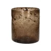 Pomax Photophores / T-lights-SUCHONG - photophore - verre - DIA 19,5 x H 21,5 cm - bronze