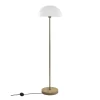 Pomax Lampadaires-SUZETTE - lampadaire - fer / bois de manguier - DIA 39 x H 144 cm - blanc
