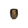 Pomax Cache-pots-TAMIL - pot à fleurs - aluminium - DIA 15 x H 18 cm - brass