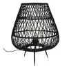Pomax Lampadaires-TAO - lampe - bambou - DIA 38 x H 45 cm - noir