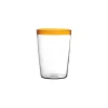 Pomax Verres-TARIFA - verre à boire - verre borosilicaté - DIA 8 x H 9 cm - ambre