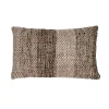 Pomax Coussins-THERESA - coussin - coton - L 50 x W 30 cm - brun