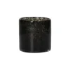Pomax Photophores / T-lights-TIA - photophore - verre - DIA 10 x H 10 cm - noir