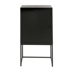 Pomax Armoires-TOKIO - armoire - mdf / placage de papier / métal - L 40 x W 30 x H 80 cm - noir