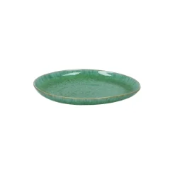 Pomax Vaisselle-TREILLE - assiette apéritif - grès - DIA 17 x H 2 cm - vert