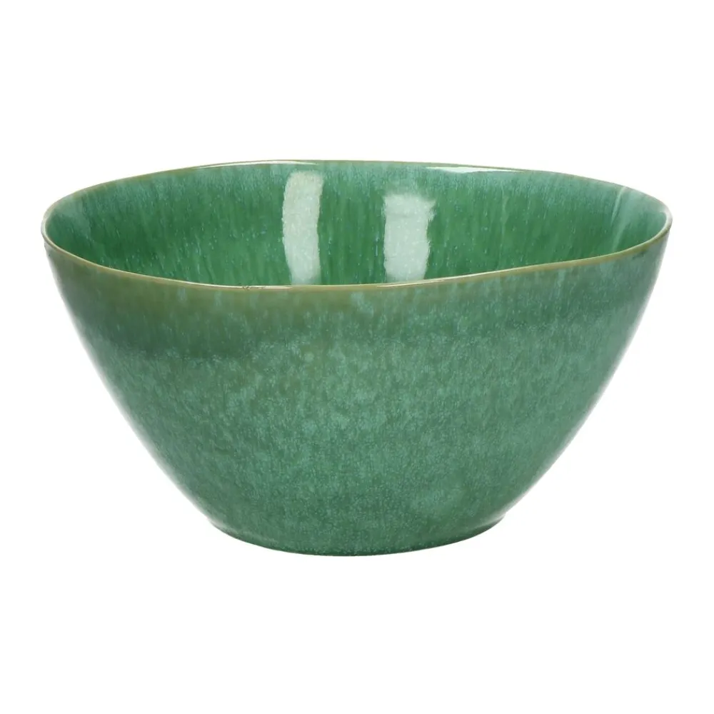 Pomax Vaisselle-TREILLE - saladier - grès - DIA 25,5 x H 12 cm - vert