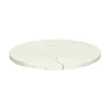 Pomax Concepts Modulaires-TREVI - dessus de table - travertin - DIA 45 x H 2 cm - ivoire