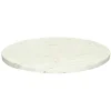 Pomax Concepts Modulaires-TREVI - dessus de table - travertin - DIA 55 x H 2 cm - ivoire