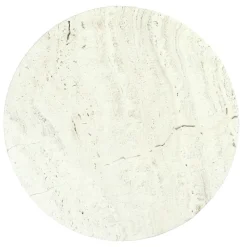 Pomax Concepts Modulaires-TREVI - dessus de table - travertin - DIA 55 x H 2 cm - ivoire