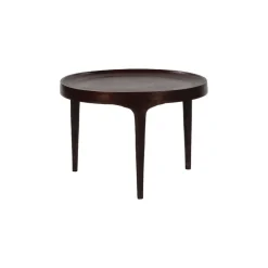 Pomax Tables Basses | Tables-TRIP - table basse - aluminium - DIA 50 X H 35 cm - bronze