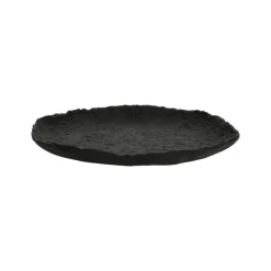 Pomax Bols & Paniers-TROMSO - plat - aluminium - DIA 29,5 x H 3 cm - noir