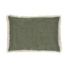 Pomax Coussins-TUVI - coussin - coton - L 50 x W 30 cm - vert