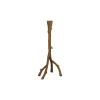 Pomax Chandeliers-TWIGGY - bougeoir - aluminium - L 16,5 x W 12,5 x H 38 cm - rouille