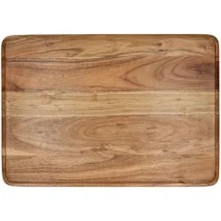 Pomax Plateaux-ULRIKE - plateau - bois d'acacia - L 50 x W 35 x H 1,5 cm - naturel