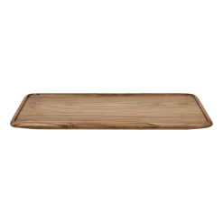 Pomax Plateaux-ULRIKE - plateau - bois d'acacia - L 40 x W 27,5 x H 1,5 cm - naturel
