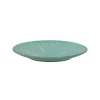 Pomax Vaisselle-URCHIN - assiette à dessert - porcelaine - DIA 22 cm - aqua