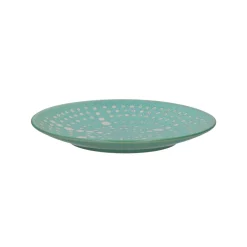 Pomax Vaisselle-URCHIN - assiette à dessert - porcelaine - DIA 22 cm - aqua