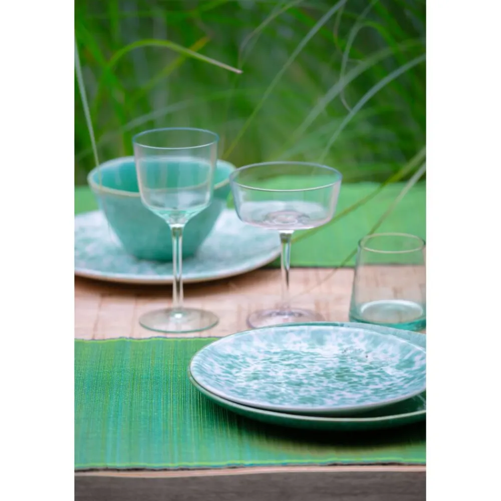 Pomax Linge De Table-VERDE - set de table - bambou - L 48 x W 33 cm - vert