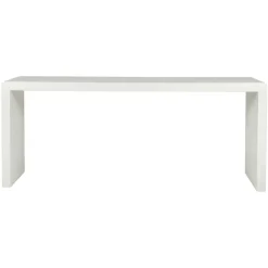 Pomax Consoles-VERONA - console - enduit à la chaux - L 180 x W 45 x H 76 cm - blanc cassé