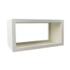 Pomax Étagères-VERONA - étagère - enduit à la chaux - L 90x W 40 x H 45 cm - blanc cassé
