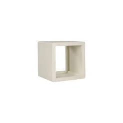 Pomax Étagères-VERONA - étagère - enduit à la chaux - L 45 x W 40 x H 45 cm - blanc cassé