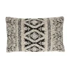 Pomax Coussins-VERSO - coussin - coton / viscose - L 50 x W 30 cm - noir/blanc
