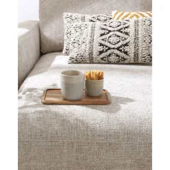Pomax Coussins-VERSO - coussin - coton / viscose - L 50 x W 30 cm - noir/blanc