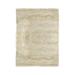 Pomax Tapis-VIAREGGIO - tapis - laine lincoln / coton - L 240 x W 180 cm - blanc