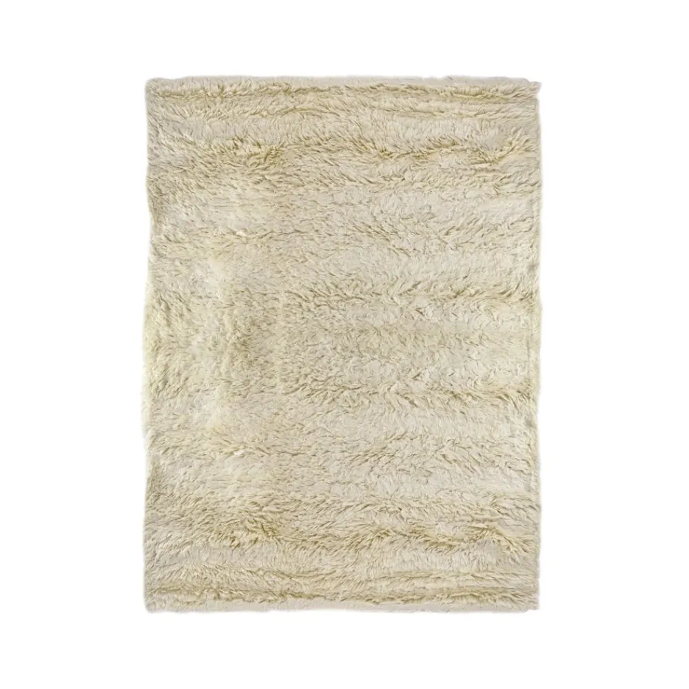 Pomax Tapis-VIAREGGIO - tapis - laine lincoln / coton - L 240 x W 180 cm - blanc
